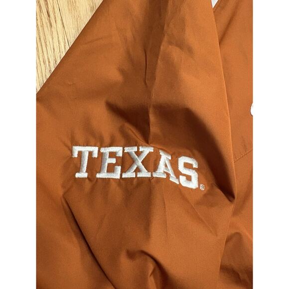Vintage Texas Longhorns Nike Team Mens XL Orange Full Zip Pullover Windbreaker - Picture 6 of 8